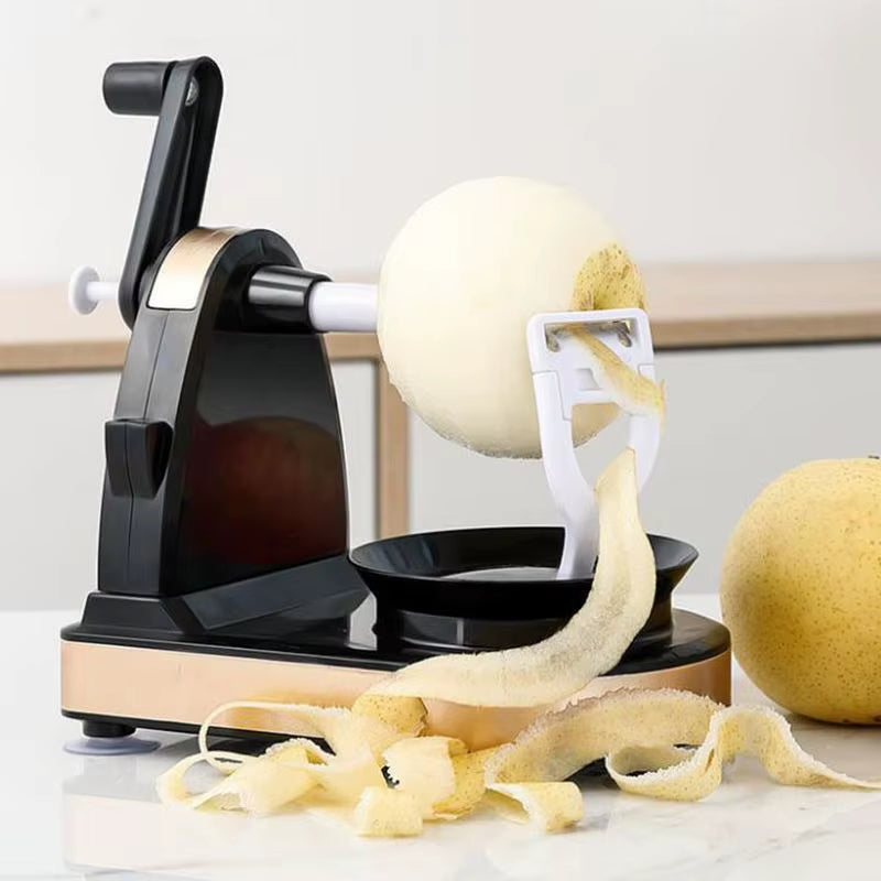 PeelPro™ Automatic Fruit & Veggie Peeler – Multi-Functional Apple, Pear, Potato Cutter & Slicer